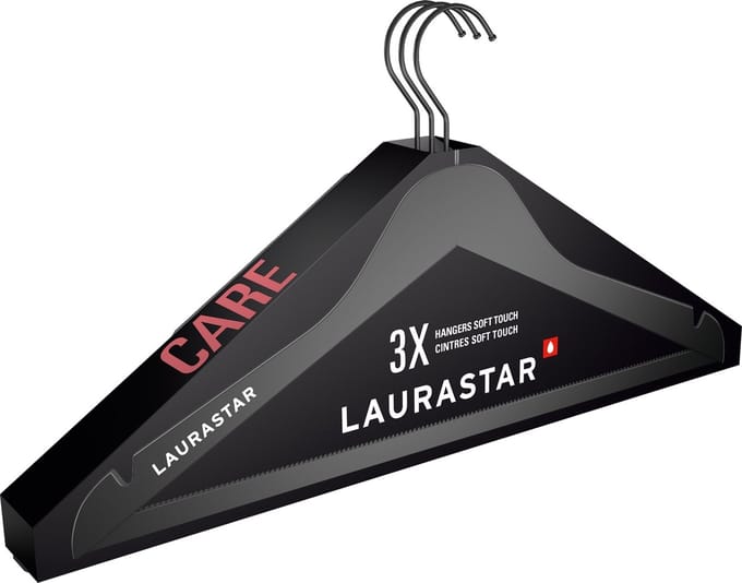 LAURASTAR - KLEERHANGERS ZWART 3 STUKS kapstok - 2597801897