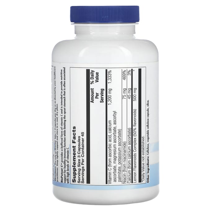Nutra BioGenesis, BioPoent C, 135 Capsules Végétales