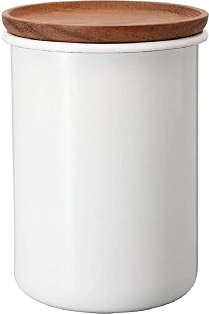 Hario Bona Tea & Coffee Canister Olijfhout - 800 ml - Voorraadbus