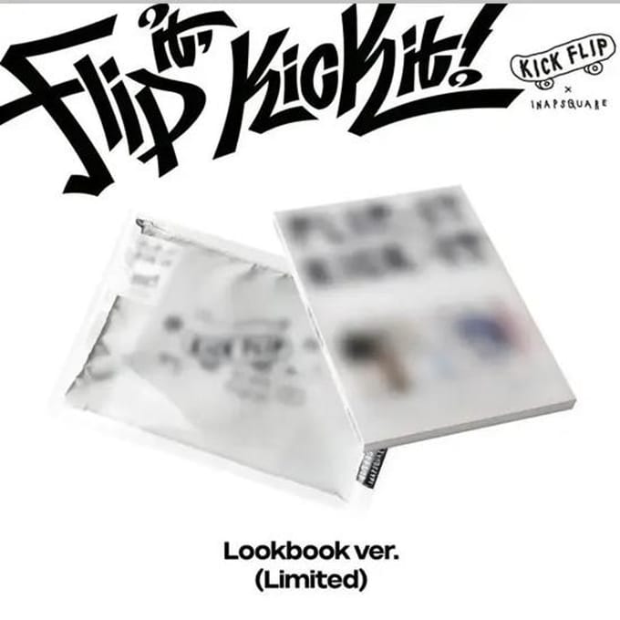 KICK FLIP - [RETOURNE-LE, COUP DE PIED !] 1er Mini Album Édition LIMITÉE Version LOOKBOOK LOOKBOOK