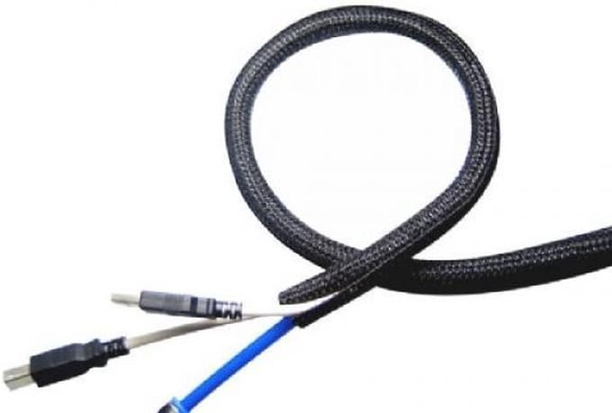 Bosscom zelfsluitende kabel hoes 25mm zwart - per meter