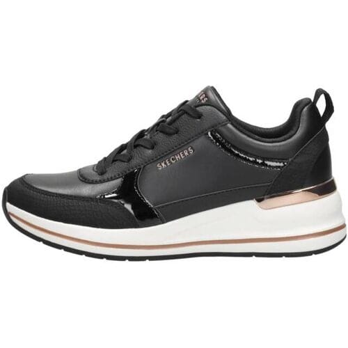 Skechers BILLION 2 - FINE SHINE Dames Sneakers - Zwart