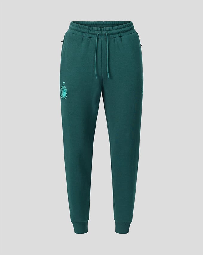 Feyenoord Travel 2026-2027 Joggers - Heren - Groen