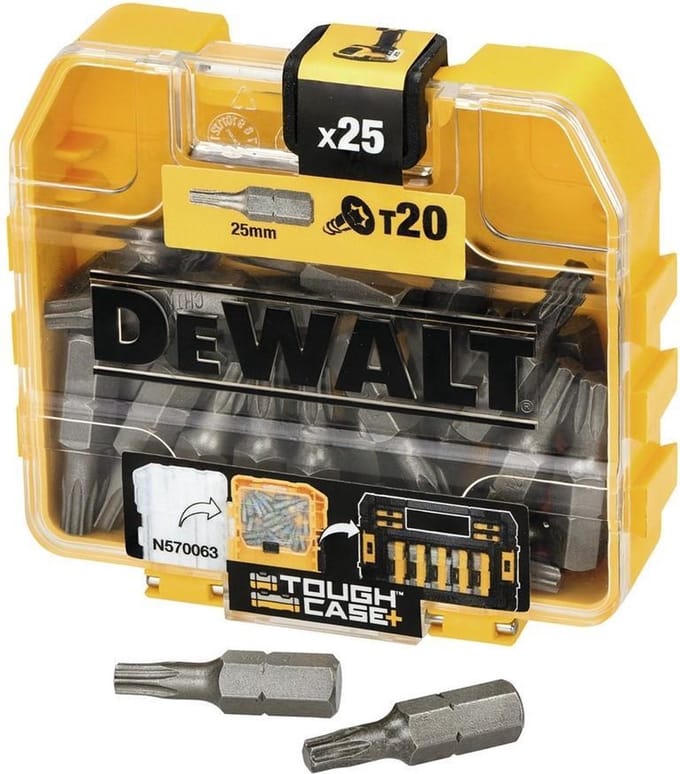 Dewa DT7961 Tic Tac Box Torx Bits T20 Set 25 bitjes per verpakking