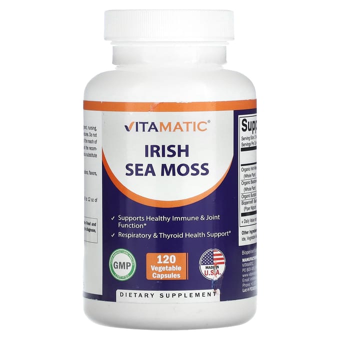 Vitamatic, Mousse d'Irlande, 120 Gélules Végétales