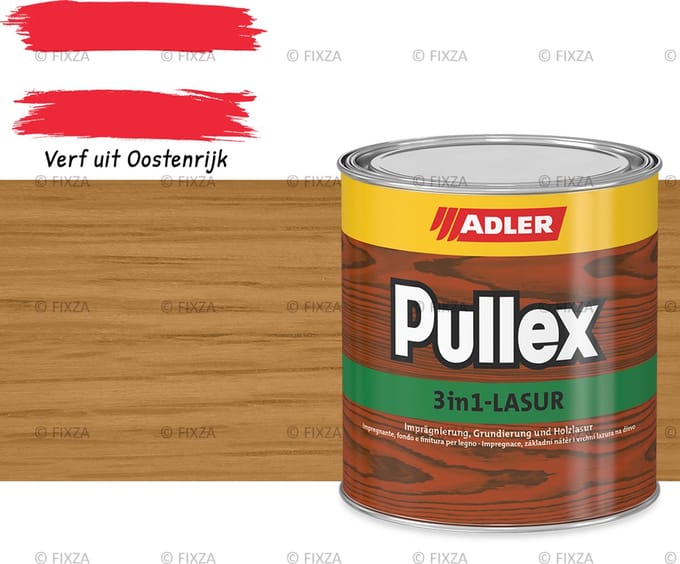 ADLER Pullex 3in1-Lazuur Navarra, bruine beits 0,75 liter