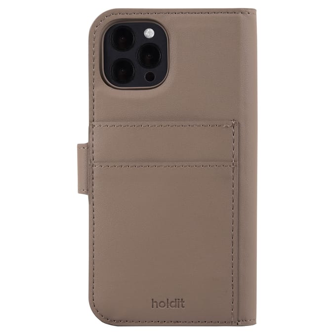 Holdit Wallet Case Magnet Plus geschikt voor Apple iPhone 12 (Pro) - Mocha Brown