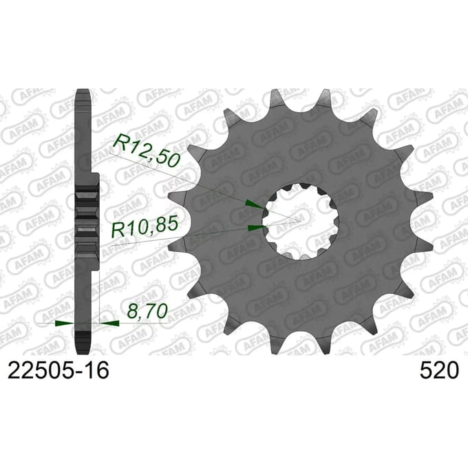Tandwiel Afam 520 16 dents