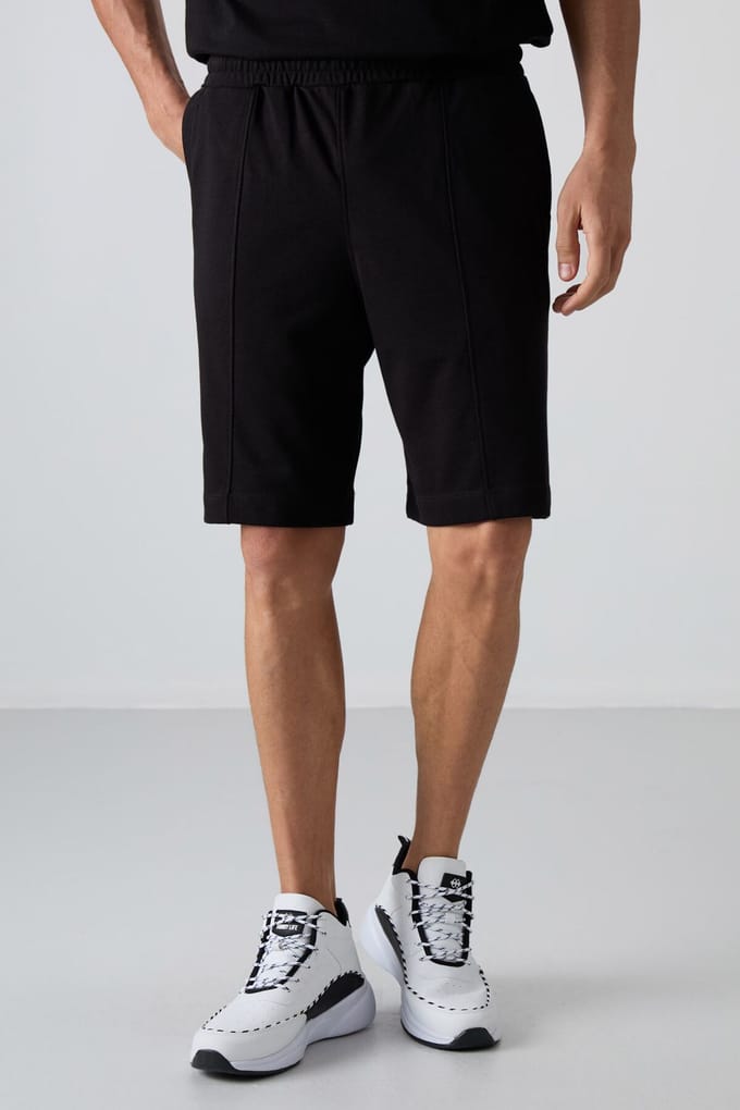 Heren Gebreide Sweatshorts