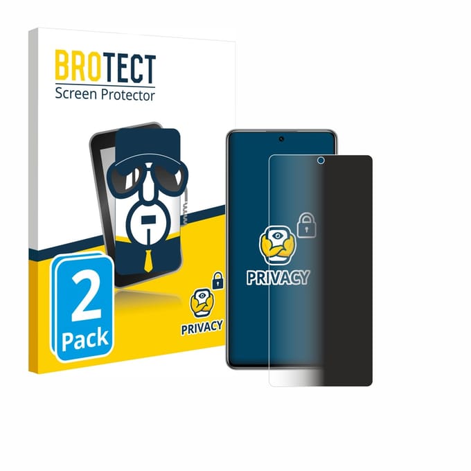 BROTECT - privacy screenprotector voor Xiaomi 11T 5G - Folie Beschermfolie Blauwlichtfilter 2 Stuks