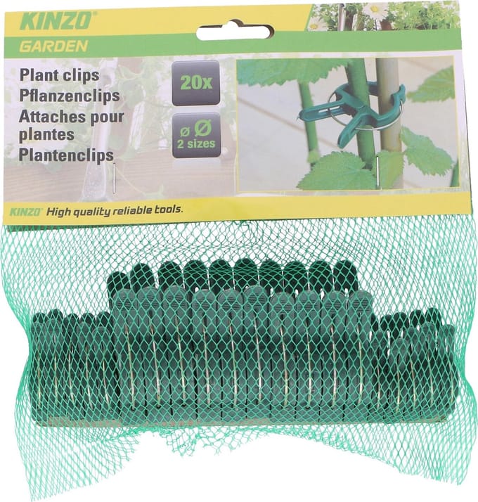 Kinzo plantenclips 20 delig assortiment
