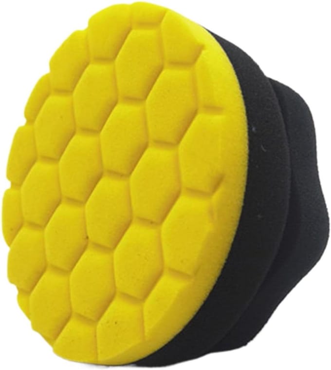 Bandenglans Aanbrengpad - Wax Spons - Auto Onderhoud - Ergonomisch Ontwerp - 10x6x8cm - Groot Zwart