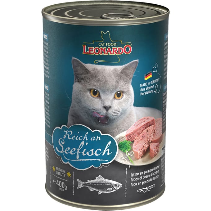 Voordeelpakket Leonardo All Meat 24 x 400 g Kattenvoer - Rijk aan Zeevis