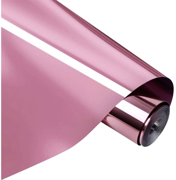 LOKLiK Permanent Adhesive Vinyl Mirror Metallic - Rose Gold - Roze Goud - 30.5 x 180 cm
