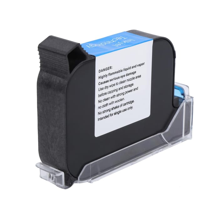 Draagbare Inkjetprinter Sneldrogende Dubbele Nozzle Zwarte Inktcartridge Drukmachine