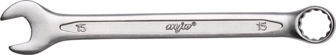 MJW - Ringsleutel - 15 mm - Ergonomische Handgreep - DIN 3113 Norm