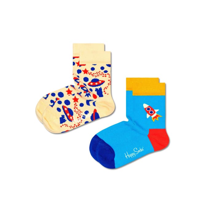 Happy Socks kids 2P sokken into space multi