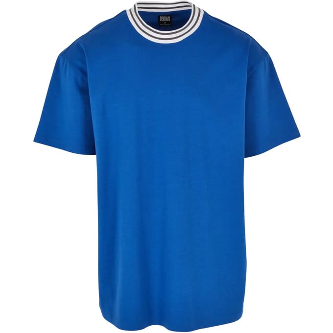 Urban Classics - Kicker Heren T-shirt - L - Blauw