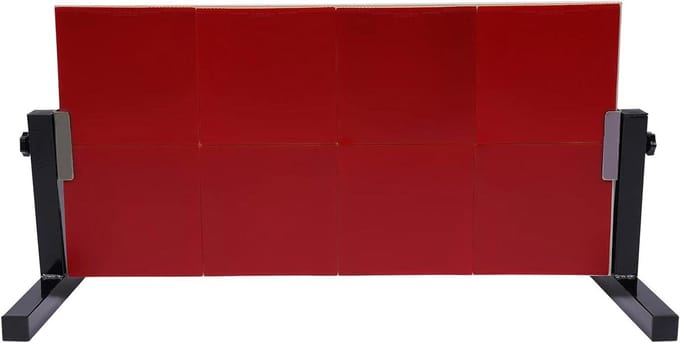 Tafeltennis Returnboard - Sparring Partner - Zelf Trainen - Instelbare Hoek - 80 x 40 cm - Rood