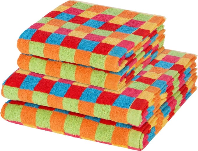 Cawö Sonstiges 2 X handdoek 2 X douchehanddoek - in set 4 pack Lifestyle