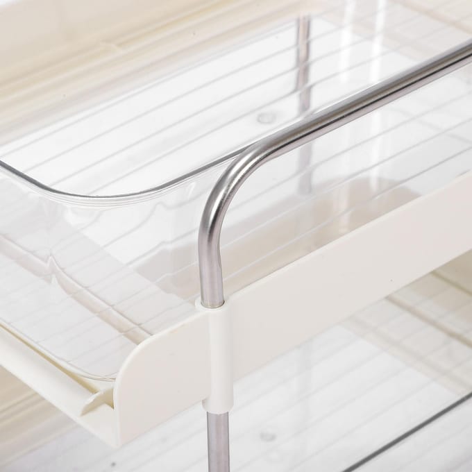 Opbergrek Organizer Multifunctioneel Cosmetica Snacks Display Opbergrek voor Keuken white