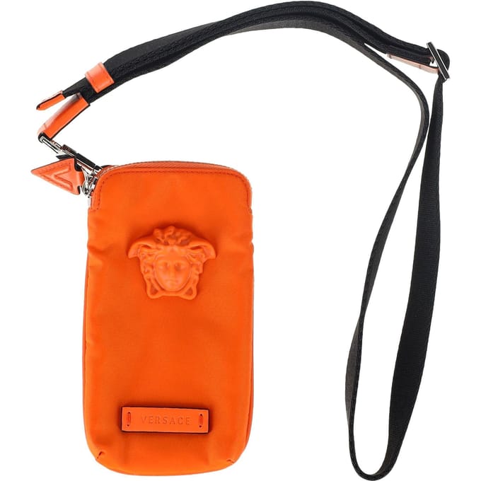 Versace La Medusa Mini Bag in Oranje Nylon