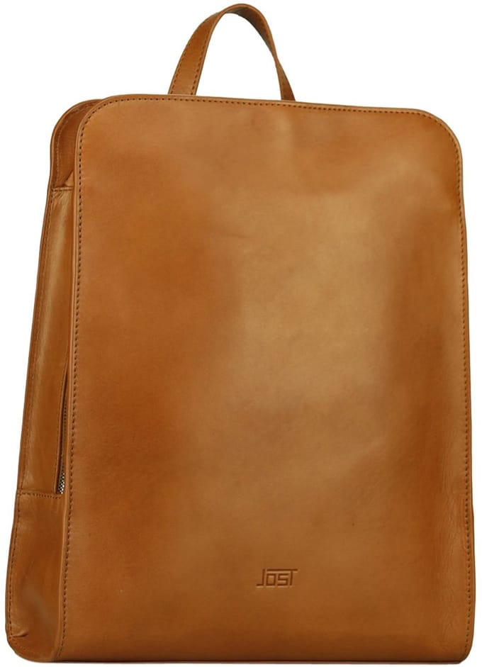 JOST Leren vrijetijdsrugzak rugzak Rana Backpack Cognac bruine