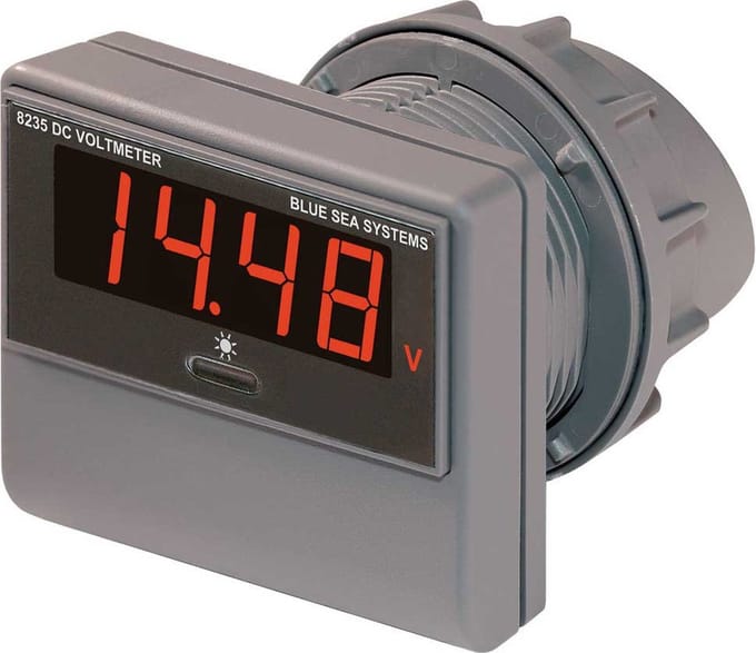 Blue Sea DC digitale Voltmeter - 0 to 60V DC | 8235