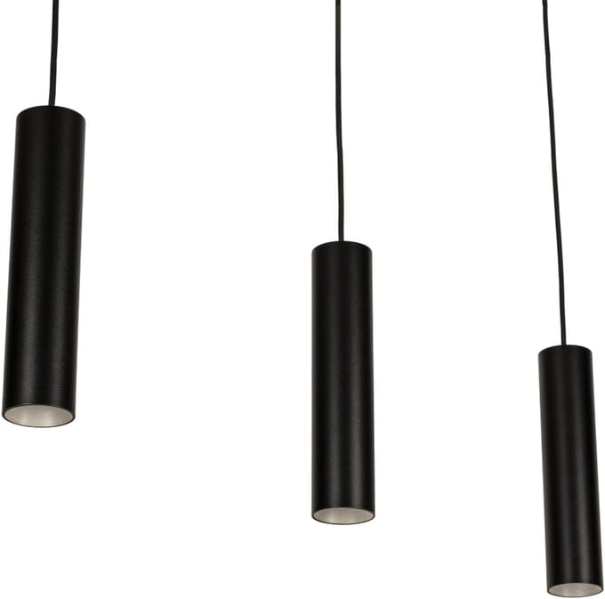 Lumidora Hanglamp 75290 - AREZZA - 3 Lichts - GU10 - Zwart - Metaal