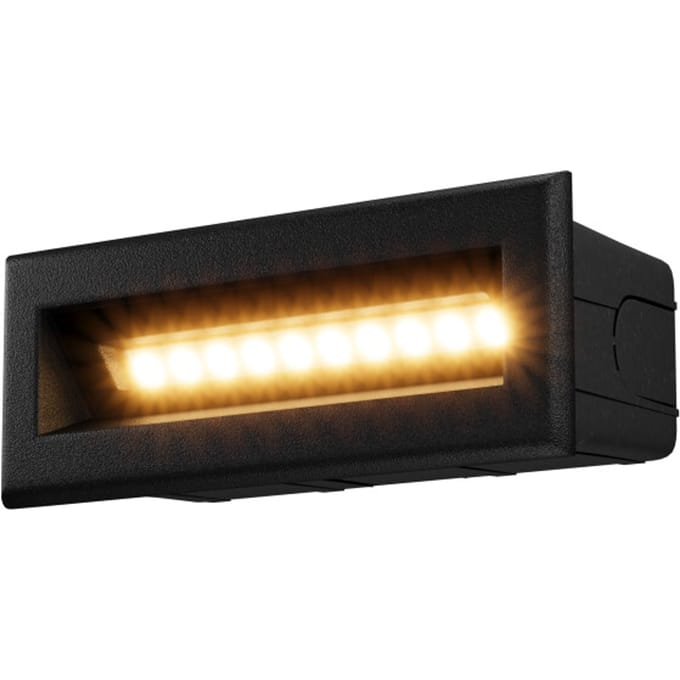 Maytoni Outdoor - Verlichting voor trappen Bosca - Zwart