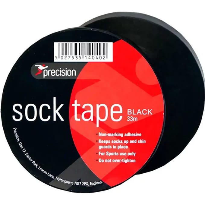 Precision Sokkentape 33 M X 19 Mm Pvc Zwart 10 Stuks