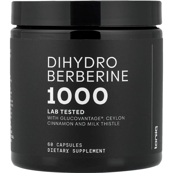 Toniiq, Dehydroberberine 1000, 60 Capsules