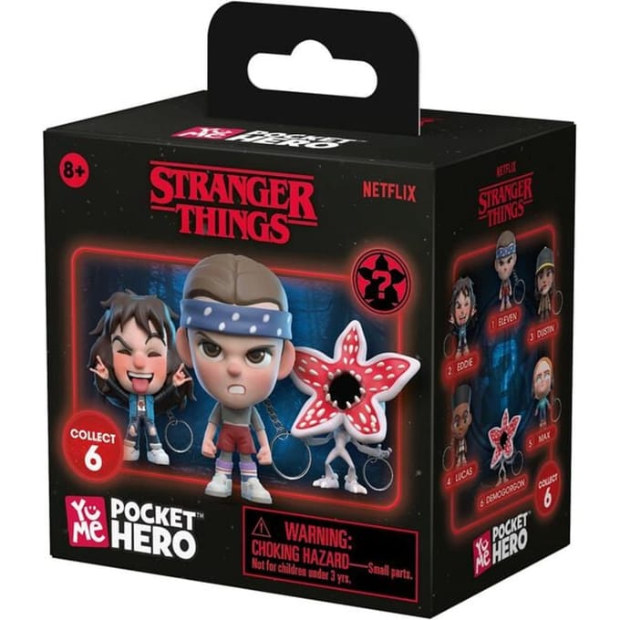 Stranger Things Sleutelhanger - YuMe Pocket Hero Blind Box - voor Geen - meerkleurig