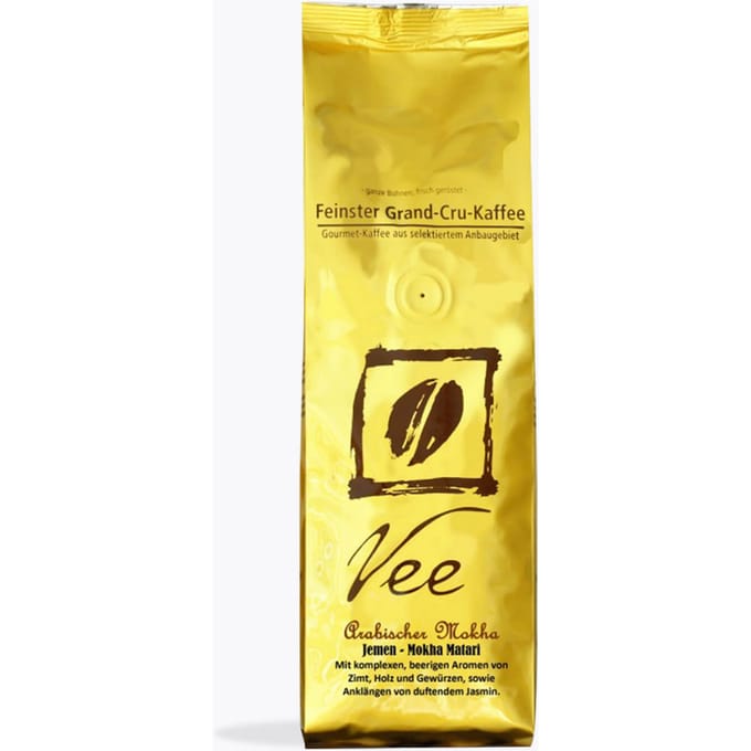 Vee's Arabic Mokha Matari 250 g | Hele bonen | Jemen | Intense espresso & filterkoffie met aroma's van kruiden, kaneel, hout en bosbessen