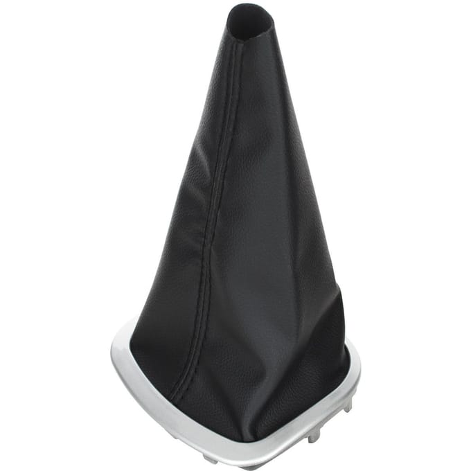 Modecar - Versnellingspookhoes - Zwart - Zilveren Frame - Renault Clio III 2005-2012