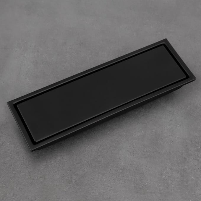 Seart Group - Lijnafvoer - 110x300 mm - Zwart - Modern en Duurzaam