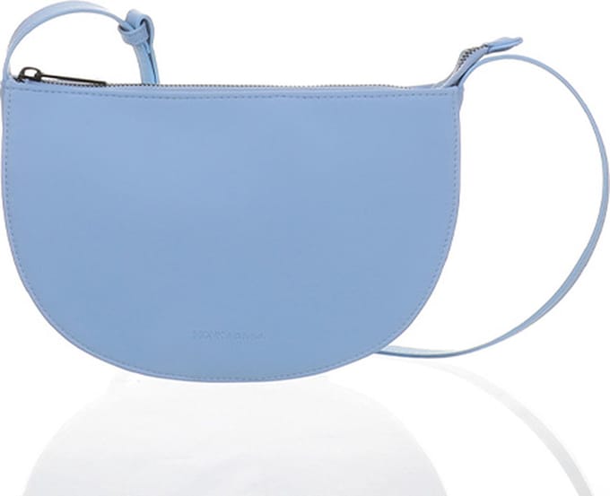 Monk and Anna - Farou half moon bag - Schoudertas Dames • Blauw Sky - 25 x 4 x 16 cm