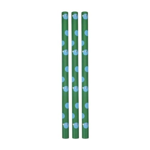 Ole cadeaupapier christmas balls - indian green