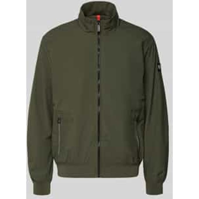 regular fit jack met opstaande kraag