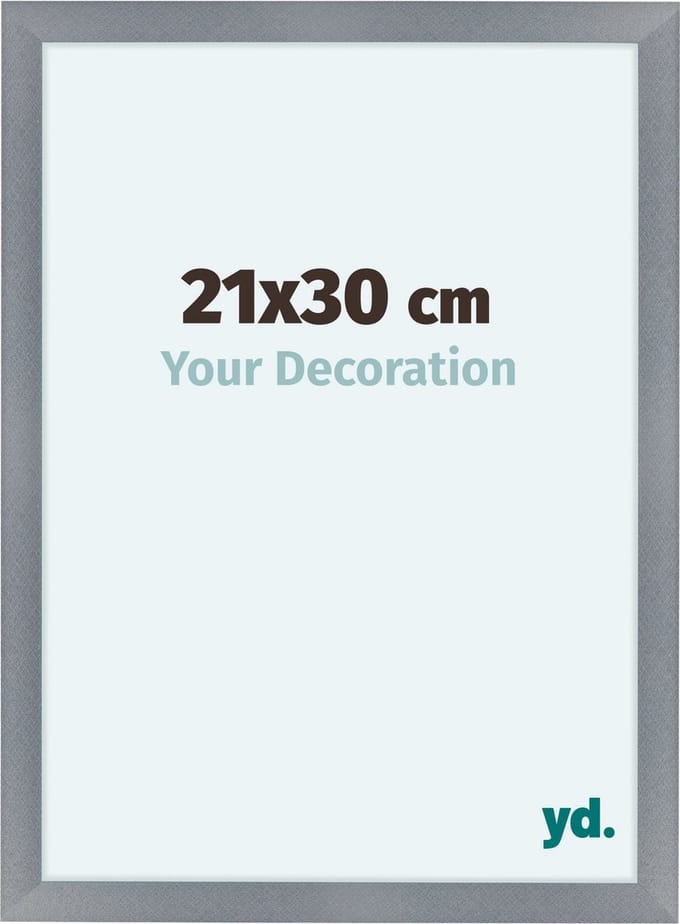Your Decoration - Fotolijst 21x30 cm - MDF - Aluminium Geborsteld - Como