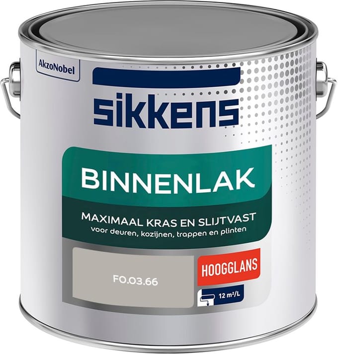 Sikkens - Binnenlak Hoogglans - F0.03.66 - Mengverf - 2,5 L