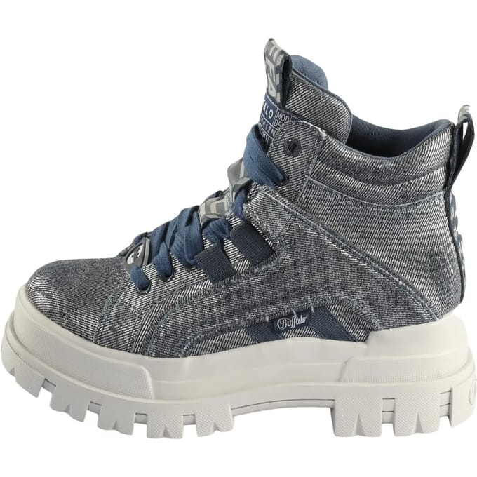 Dameslaarzen Buffalo Aspha NC Mid - Vegan Denim