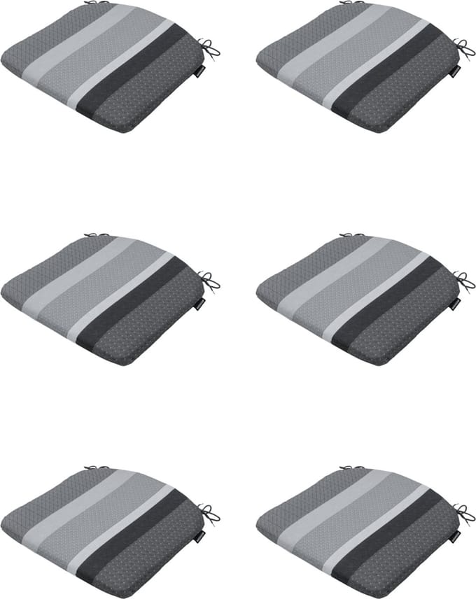 Madison - Zitkussen - Universeel - 6st - 46x48cm - Tomsen Grey - Grijs