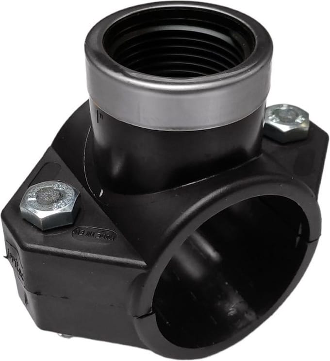 VDL Aanboorzadel 40mm x 3/4 met RVS verstevigingsring