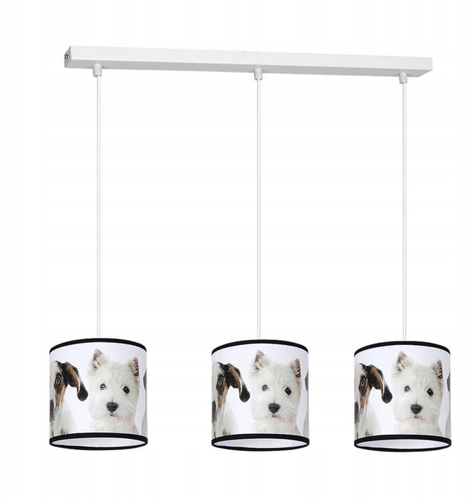 PUPPIES Hanglamp 3xE27 - Vrolijk Kinderkamer Verlichting