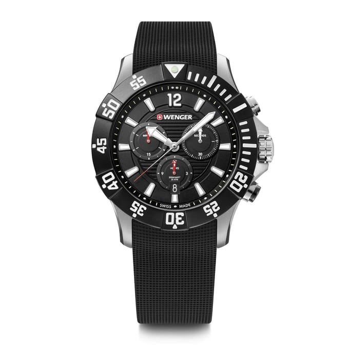 Wenger 01.0643.118 SeaForce Chrono Swiss MadeCadeau noir