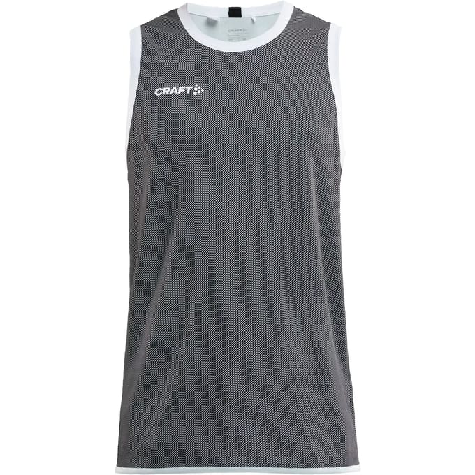 Craft Progress Reversible Basket Singlet M 1911109 - Black/White - XXL