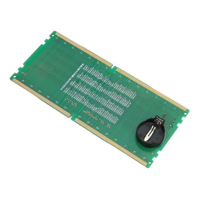 Computergeheugentester PCB Materiaal Voorwaarts Achterwaarts Beschikbaar Computer DDR4 Geheugentester met LED
