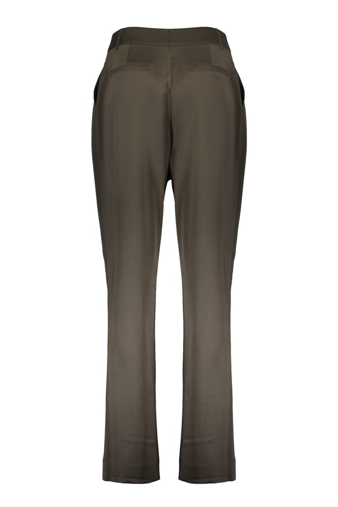 Geisha Pants Shiny Moss Green Taglia: L | Pantaloni da completo Outlet | Donna | Verde
