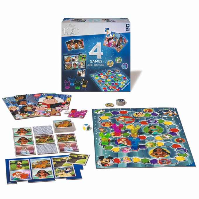 Disney 100 4-in-1 - Bordspel